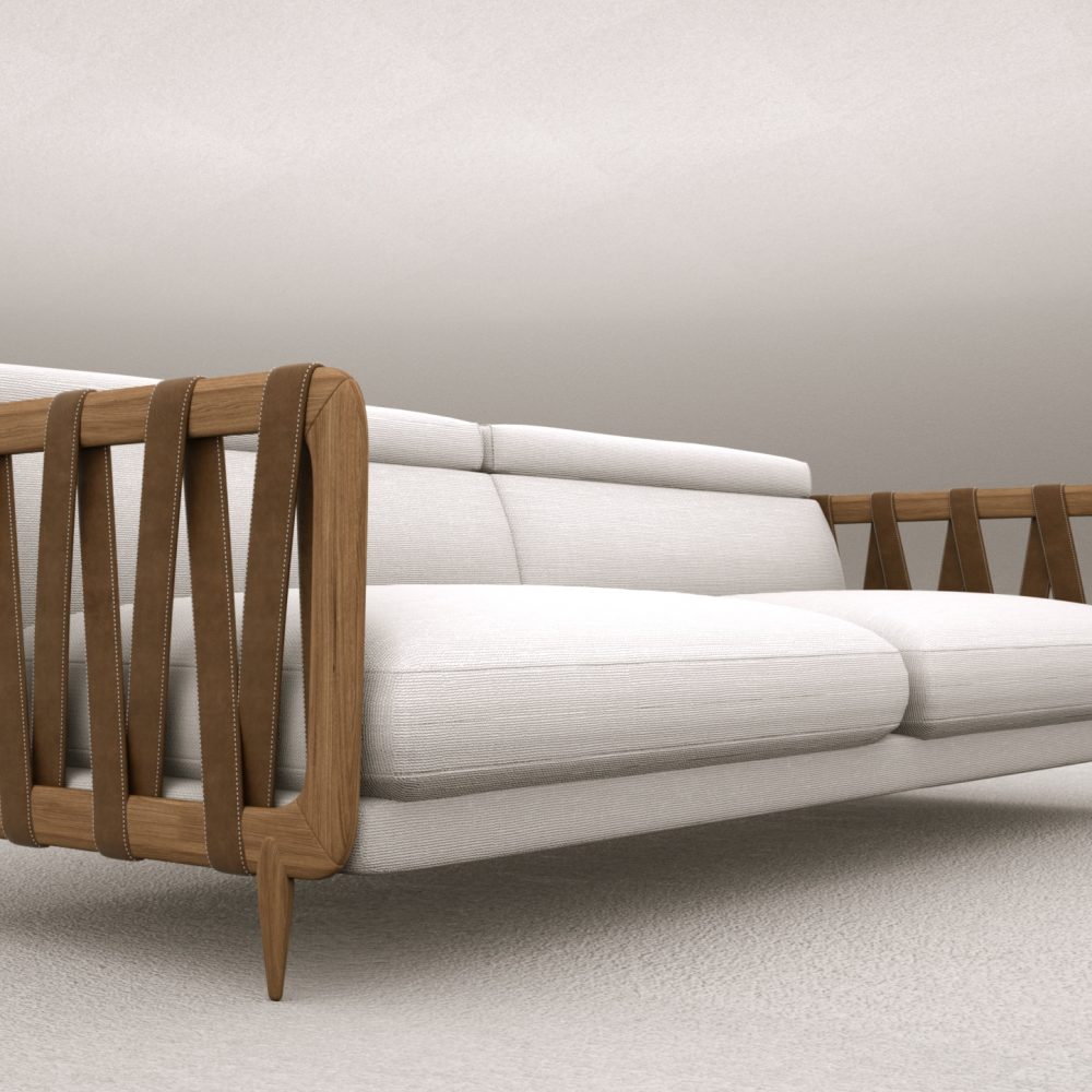 Sofá Fixo Jangada Asa Móveis